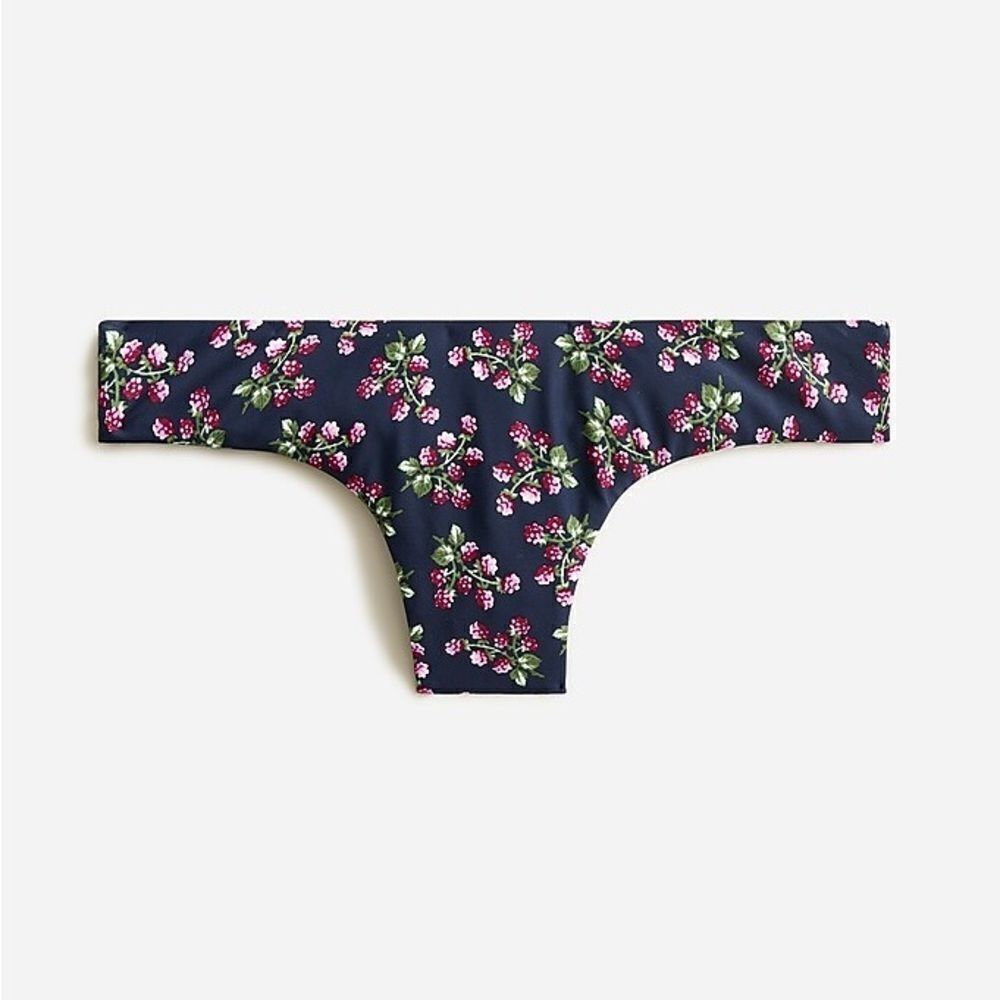 J crew Hipster bikini bottom in twilight berry